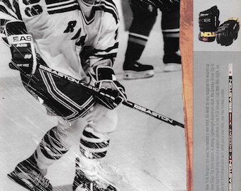 1997 Wayne Gretzky New York Rangers 'Easton Hockey' Original Print Ad