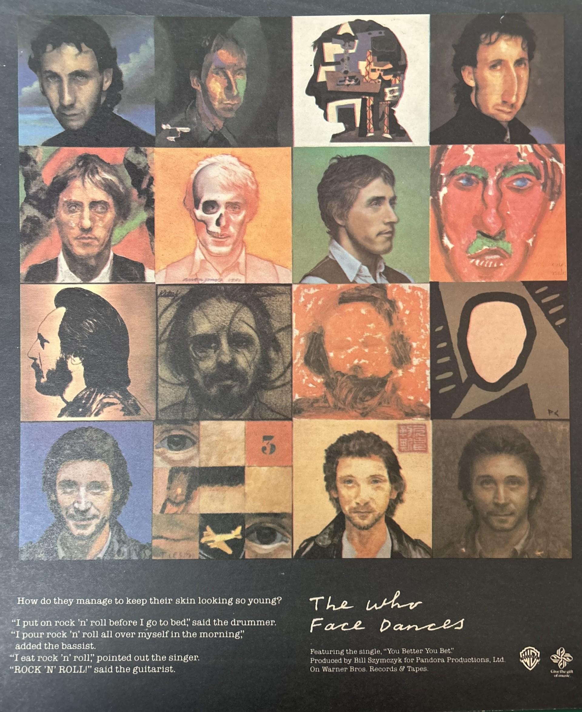 The Who Face Dances - Etsy