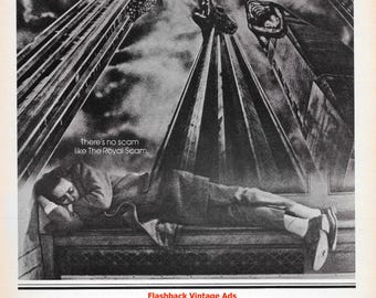 1976 Steely Dan 'The Royal Scam' Album Release Original Music Industry Promotional Print Advertisement.