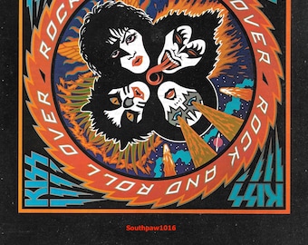 KISS ラブ ガン ヴィンテージ ステッカー ポスター オリジナル 1977
