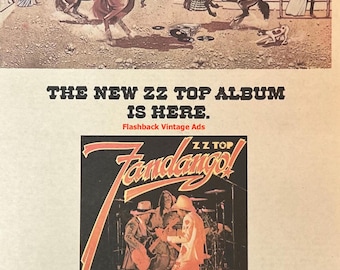1986 - ZZ Top - Afterburner Austin Texas Tour - Original Vintage