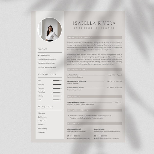 Minimalist Resume Etsy - Il 600x600.5808304546 Gnop 