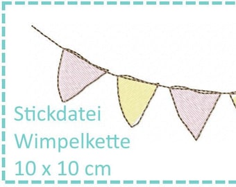 Wimpelkette 10x10