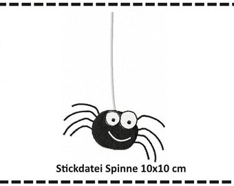 Stickdatei Spinne 10x10