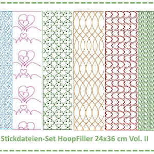 Embroidery Files Set HoopFiller 24x36 Vol. II
