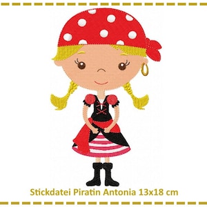 File ricamo pirata Antonia 13x18