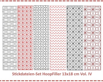 Stickdateien Set HoopFiller 13x18 Vol. IV