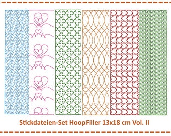 Stickdateien Set HoopFiller 13x18 Vol. II