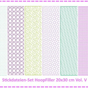 Embroidery files Set HoopFiller 20x30 Vol. V