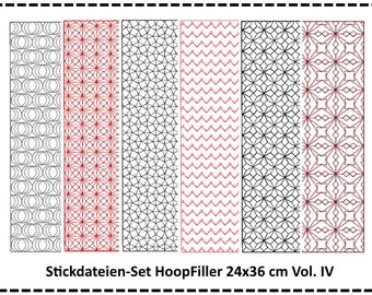 Embroidery Files Set HoopFiller 24x36 Vol. IV