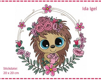 Fichier de broderie Ida Igel 20x20