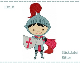 Ritter 13x18 Stickdatei