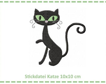 Embroidery file cat 10x10