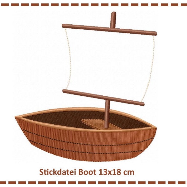 Fichier de broderie Boot 13x18