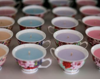 Bulk Party Set 50 Teacup Candles