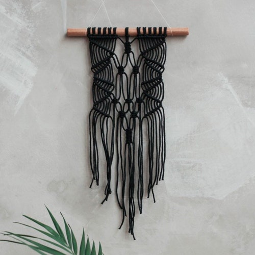 DIY LAYERED MACRAME Wall Hanging Pattern Macrame Photo Etsy