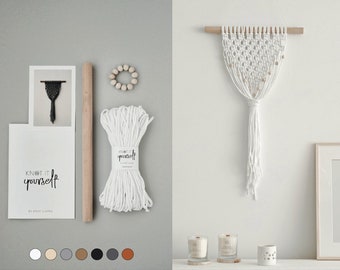 Scandi macrame wall hanging kit, DIY kits for adults