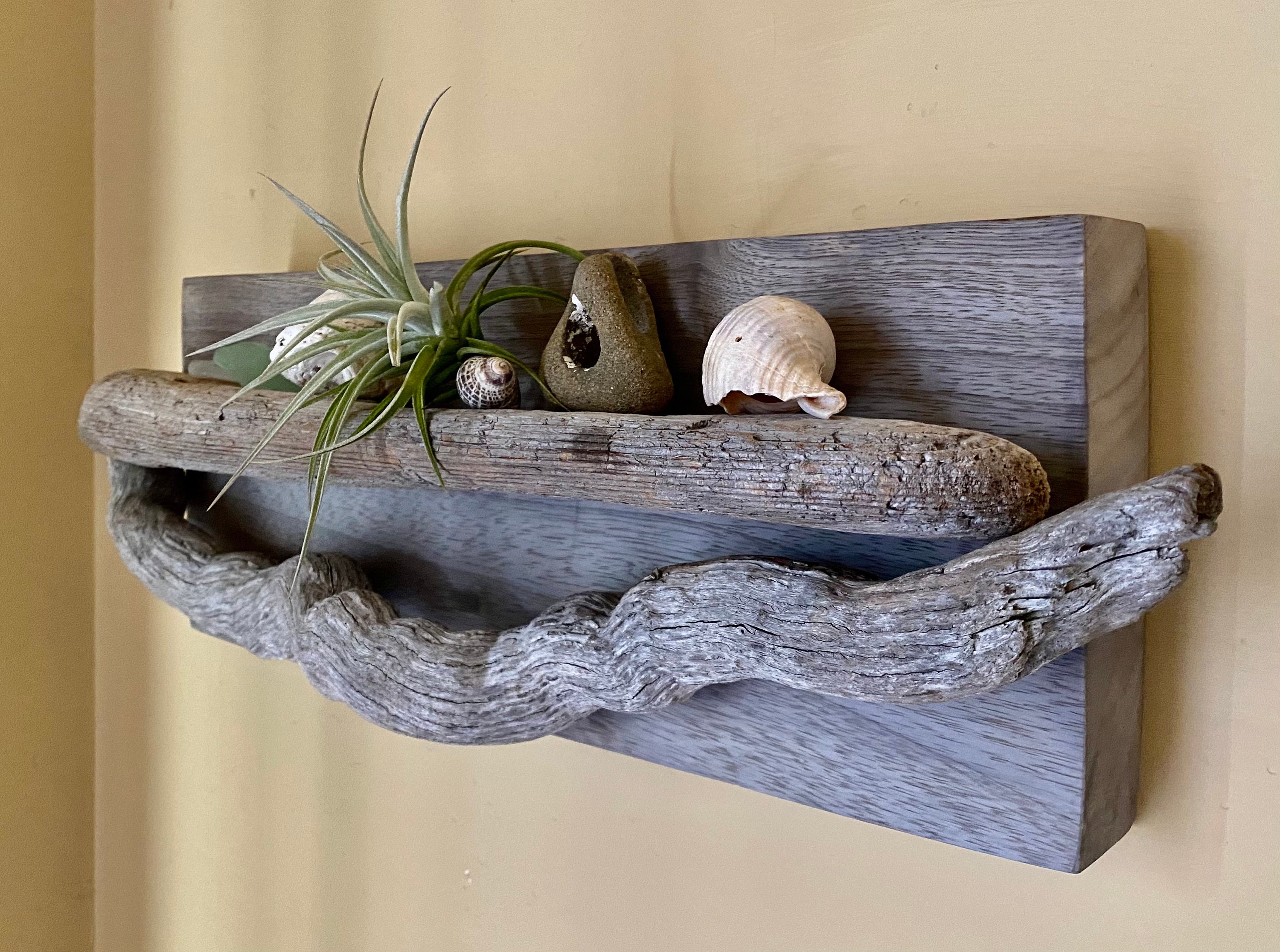 Driftwood wall shelf Etsy
