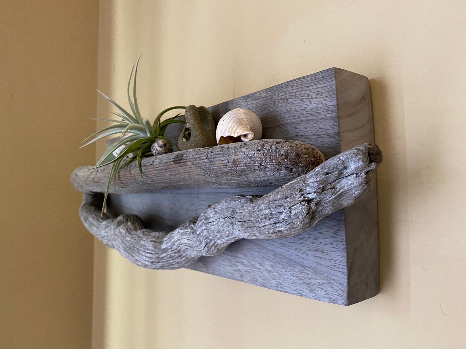 Driftwood wall shelf Etsy