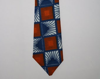 Blue & Orange tie