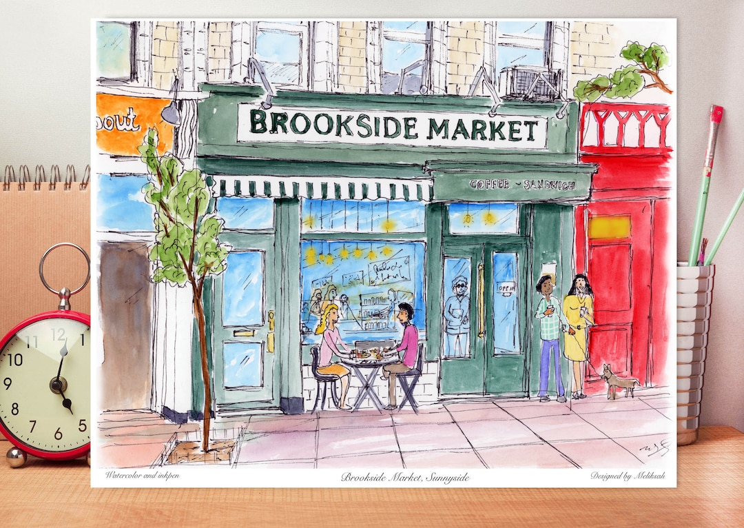 Brookside Market Brookside Sunnyside Cafe in Etsy
