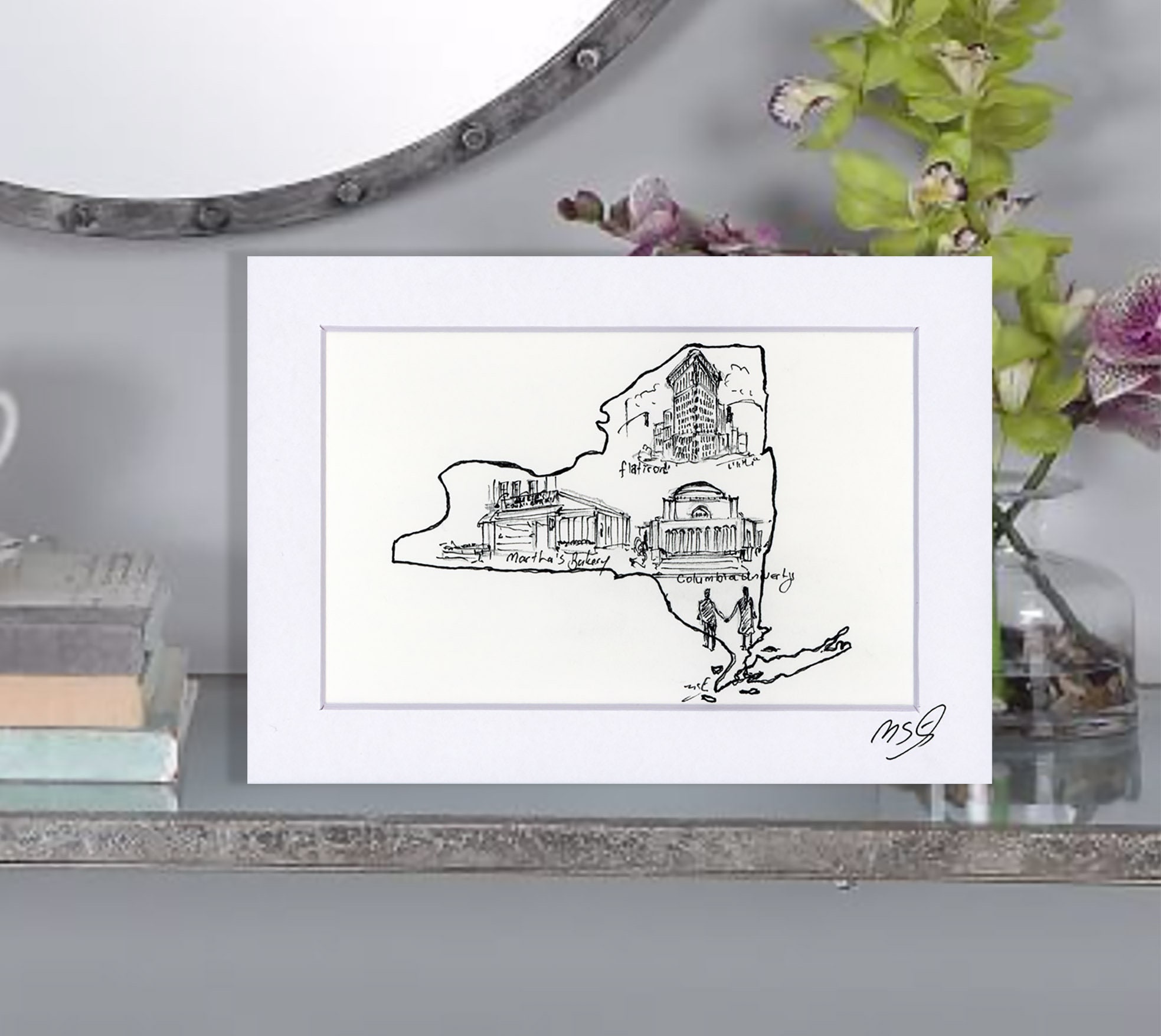 Hand Drawing Original Ink Drawing Custom Order Ink Pen - Etsy
