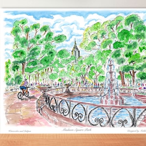 Madison Park Signature 76x76cm 金銀箔ウオールアート Sunburst