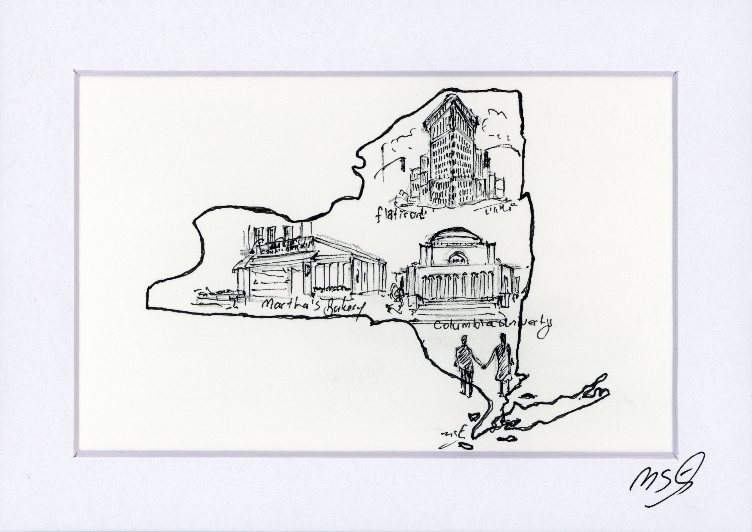Hand Drawing Original Ink Drawing Custom Order Ink Pen - Etsy