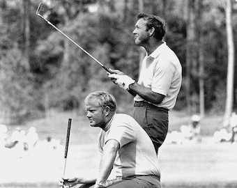 Jack Nicklaus and Arnold Palmer Golf Legends - 5X7, 8X10 or 11X14 Photo (CP-001)