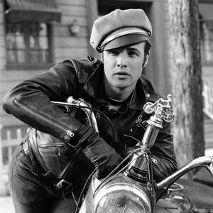 Marlon Brando in the film &quot;The Wild One&quot; - 5X7, 8X10 or 11X14 Publicity Photo (AB-636)