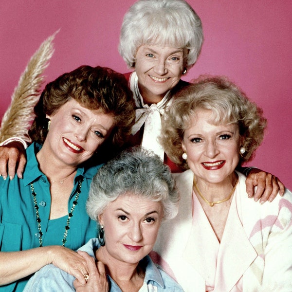 Cast from "The Golden Girls" Bea Arthur, Rue McClanahan, Betty White and Estelle Getty - 5X7, 8X10 or 11X14 Publicity Photo (DA-710)