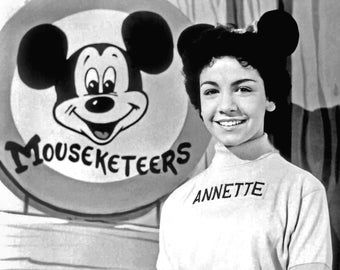 Annette Funicello as a "Mousketeer" in "The Mickey Mouse Club" - 5X7, 8X10 or 11X14 Publicity Photo (AB-525)