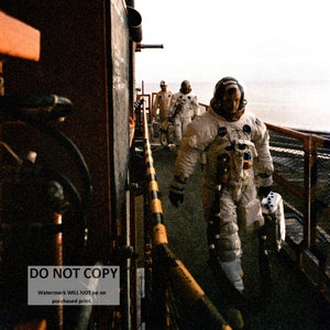Apollo 11 Astronauts Arrive at Pad 19 - 5X7, 8X10 or 11X14 NASA Photo (AA-598)