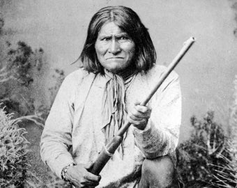 Geronimo, Chiricahua Apache - 5X7, 8X10 or 11X14 Photo (AZ060)
