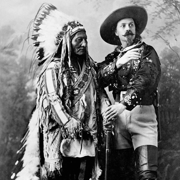 Sitting Bull and "Buffalo Bill" Cody in 1885 - 5X7, 8X10 or 11X14 Photo (DA-703)