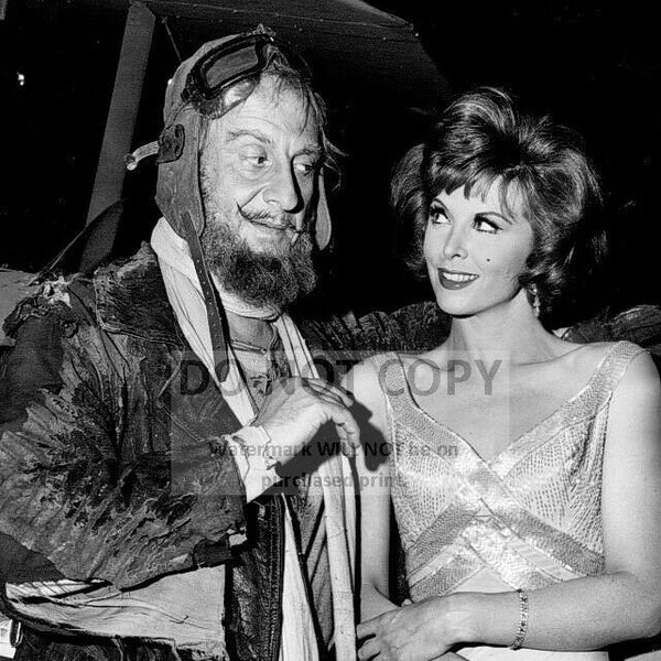 Tina Louise as "Ginger" & Hans Conried as "Wrongway Feldman" in the TV Show "Gilligan's Island" - 5X7, 8X10 or 11X14 Photo (ZZ-437)