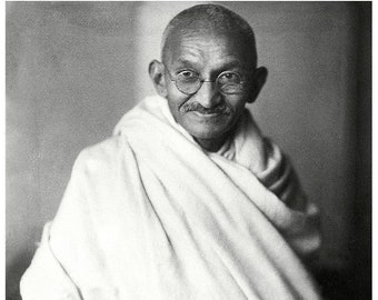 Mahatma Gandhi Legendary Indian Activist - 5X7, 8X10 or 11X14 Photo (FB-791)