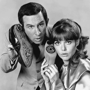 Don Adams and Barbara Feldon in &quot;Get Smart&quot; - 5X7 or 8X10 Publicity Photo (EE-037)