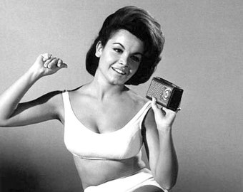 Annette Funicello in the Film "Beach Party" Pin Up - 5X7 or 8X10 Publicity Photo (EP-751)