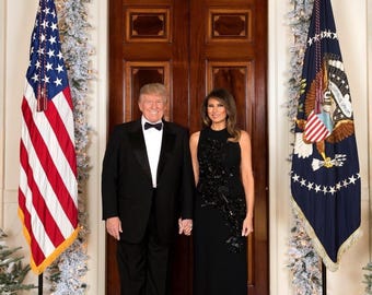President Donald Trump, Melania Trump Pose In Official White House Christmas Portrait – WPXI - Foto 5