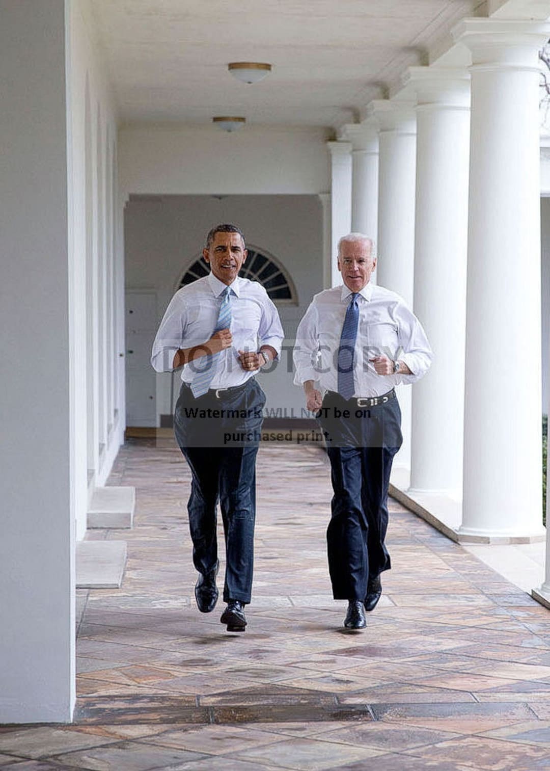President Barack Obama & Vice President Joe Biden Run Along - Etsy
