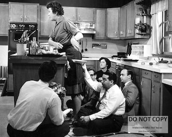 Julia Child With Her Assistants on the Set of "The French Chef" - 5X7, 8X10 or 11X14 Photo (EE-322)