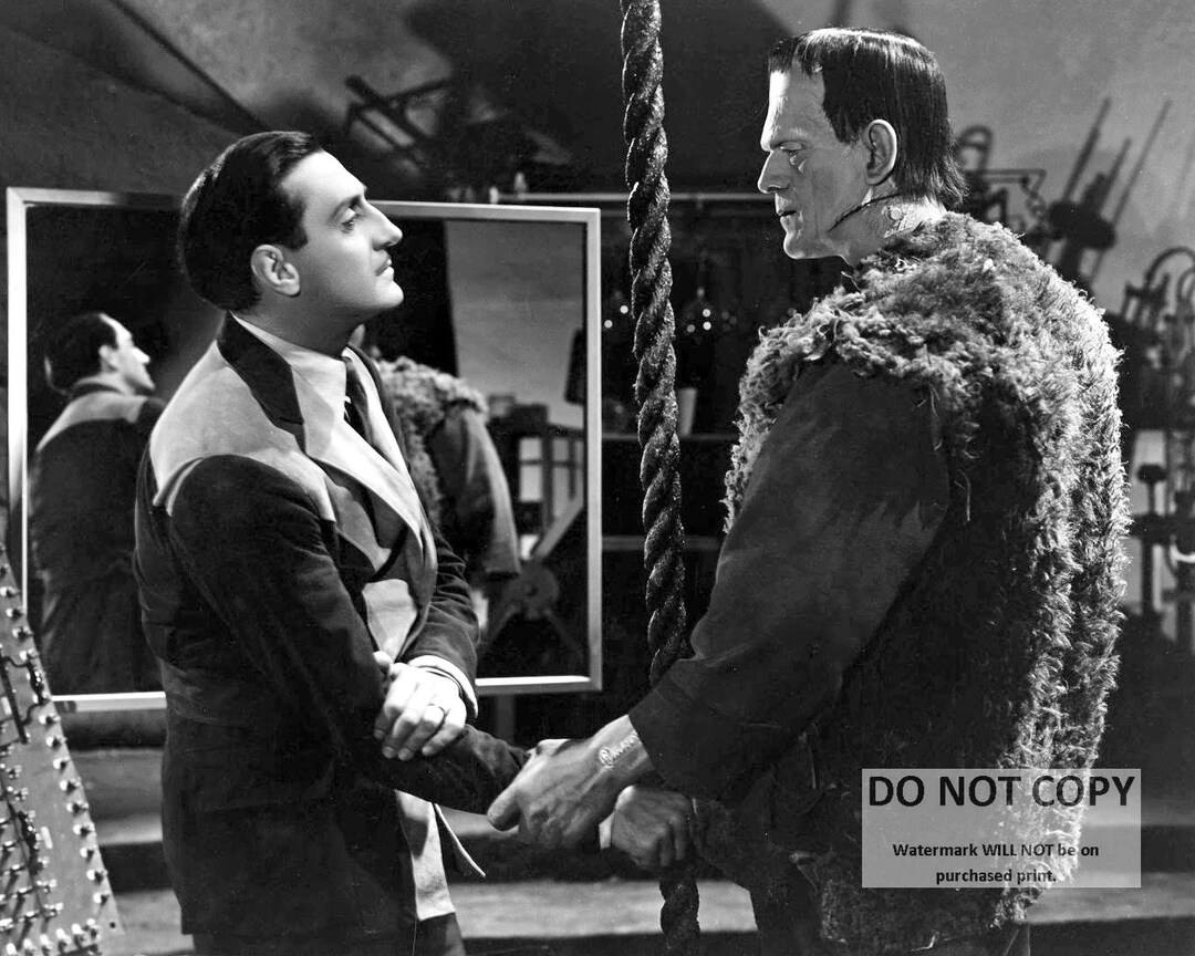 Basil Rathbone and Boris Karloff in 