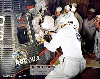Astronaut Scott Carpenter Climbs into Aurora 7 Spacecraft for Project Mercury Mission - 5X7 or 8X10 Nasa Photo (BB-643)