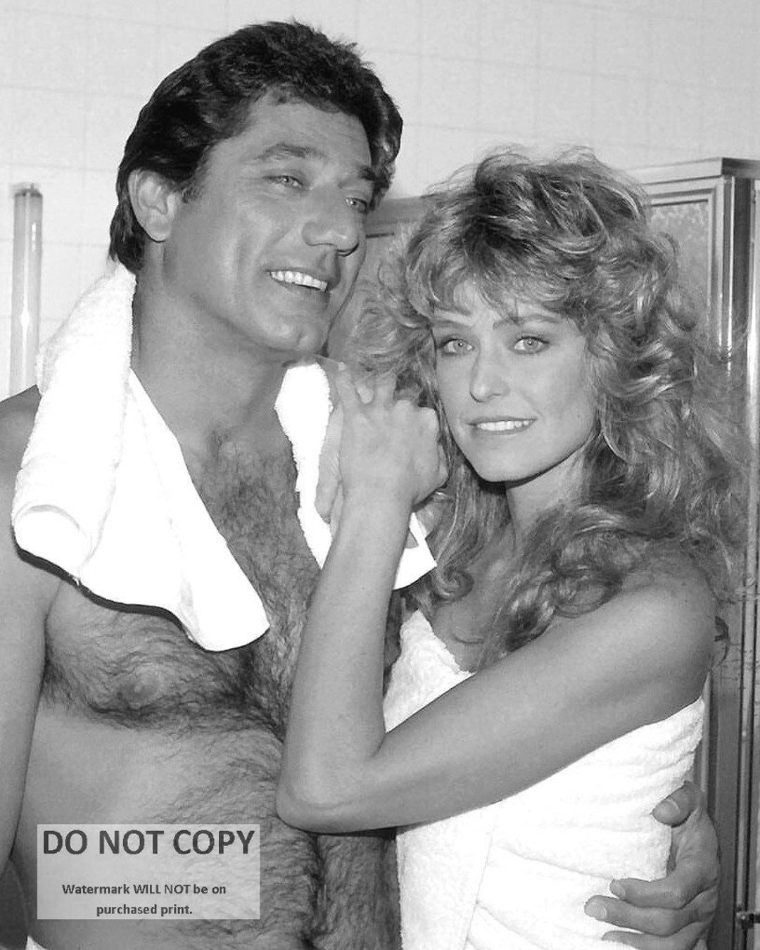 Joe Namath and Farrah Fawcett in Commercial in 1981 5X7, 8X10 or 11X14