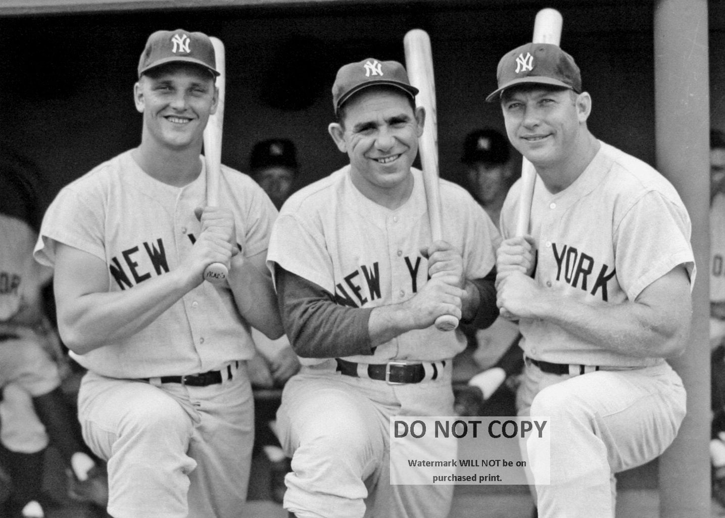 Mickey Mantle, Yogi Berra and Roger Maris New York Yankees 