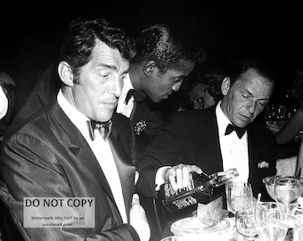 The Rat Pack: Dean Martin, Sammy Davis, Jr. & Frank Sinatra - 5X7, 8X10 or 11X14 Photo (AZ-036) [LG-180]