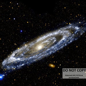 Andromeda Galaxy Taken by the Galaxy Evolution Explorer Spacecraft - 5X7, 8X10 or 11X14 NASA Photo (DD-140)