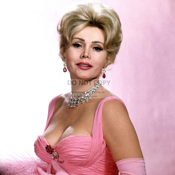 Actress Zsa Zsa Gabor - 5X7, 8X10 or 11X14 - Publicity Photo (EE-113)