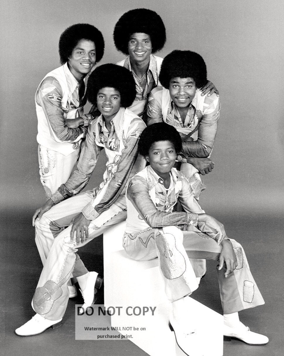 The Jackson 5 Legendary R&b/pop Music Group - 5X7, 8X10 or 11X14